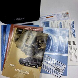 2006 Ford Expedition Factory Owner's Guide 7pc Set w/Case OEM Preown
